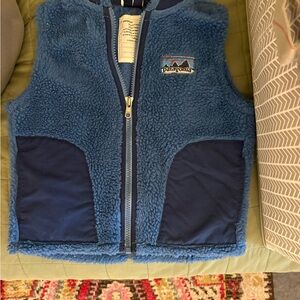Patagonia Blue Fleece Vest 3T